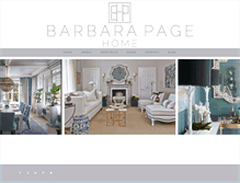 Tablet Screenshot of barbarapagehome.com